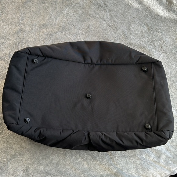 🎯NWT Ted Baker London Plier Nylon Holdall Duffle Bag Black Gray - Picture 12 of 16